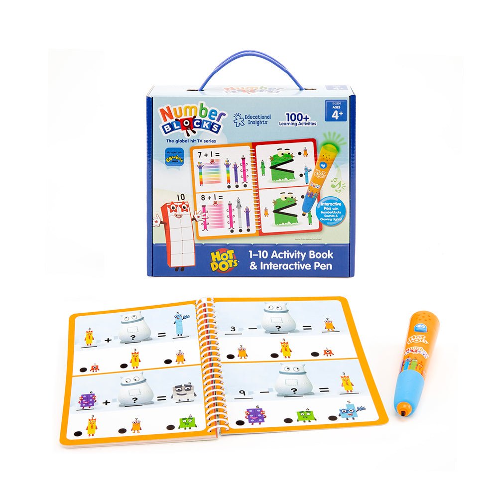 Hot Dots Numberblocks 1 - 10 Activity Book - Mastermind Toys___228338