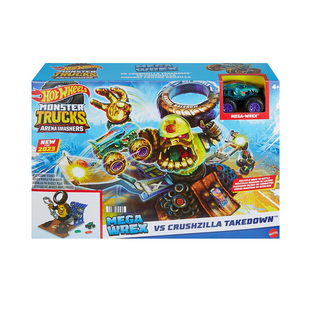 Hot Wheels Monster Truck Arena Smashers Mega Wrex - Mastermind Toys___231318