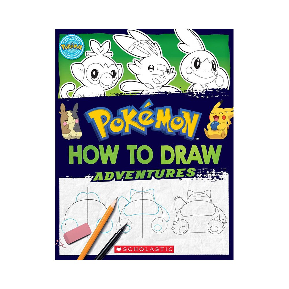 How to Draw Adventures (Pokémon) Book - Mastermind Toys___228090