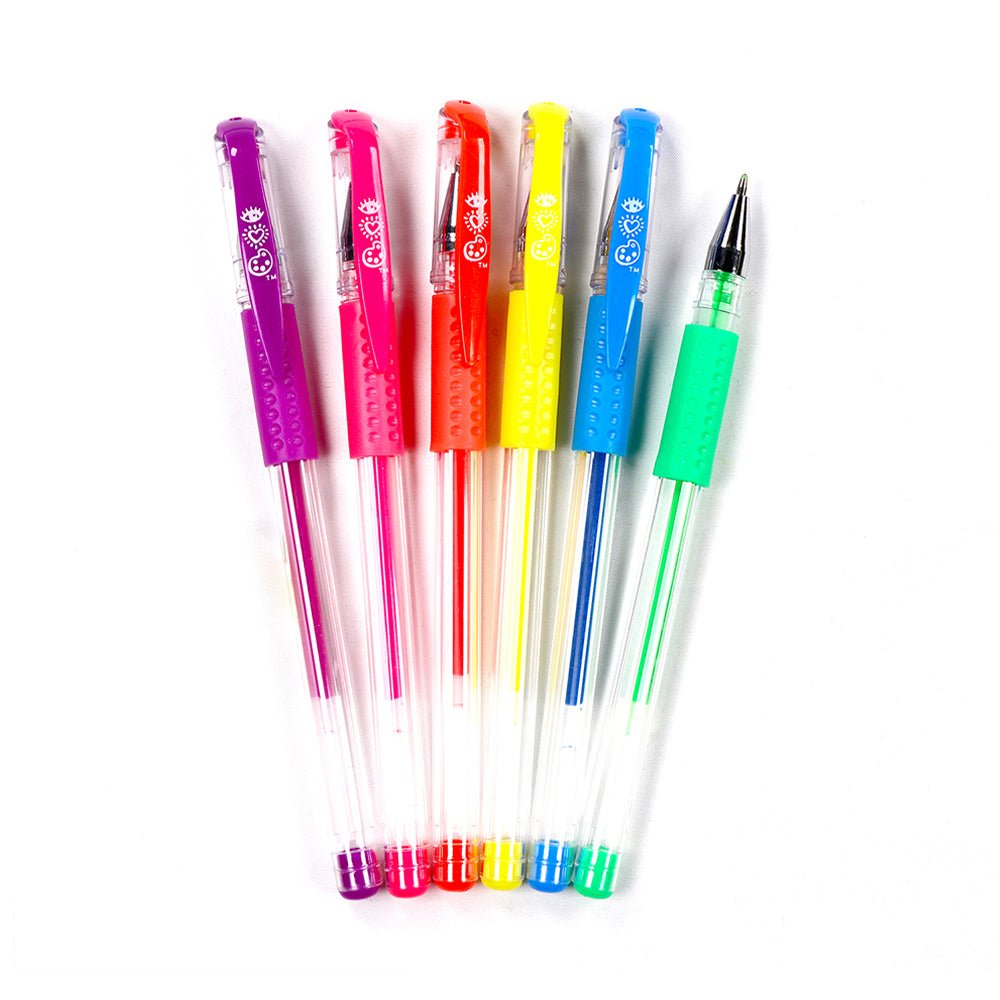 iHeartArt Neon Gel Pens 6pk - Mastermind Toys___218180