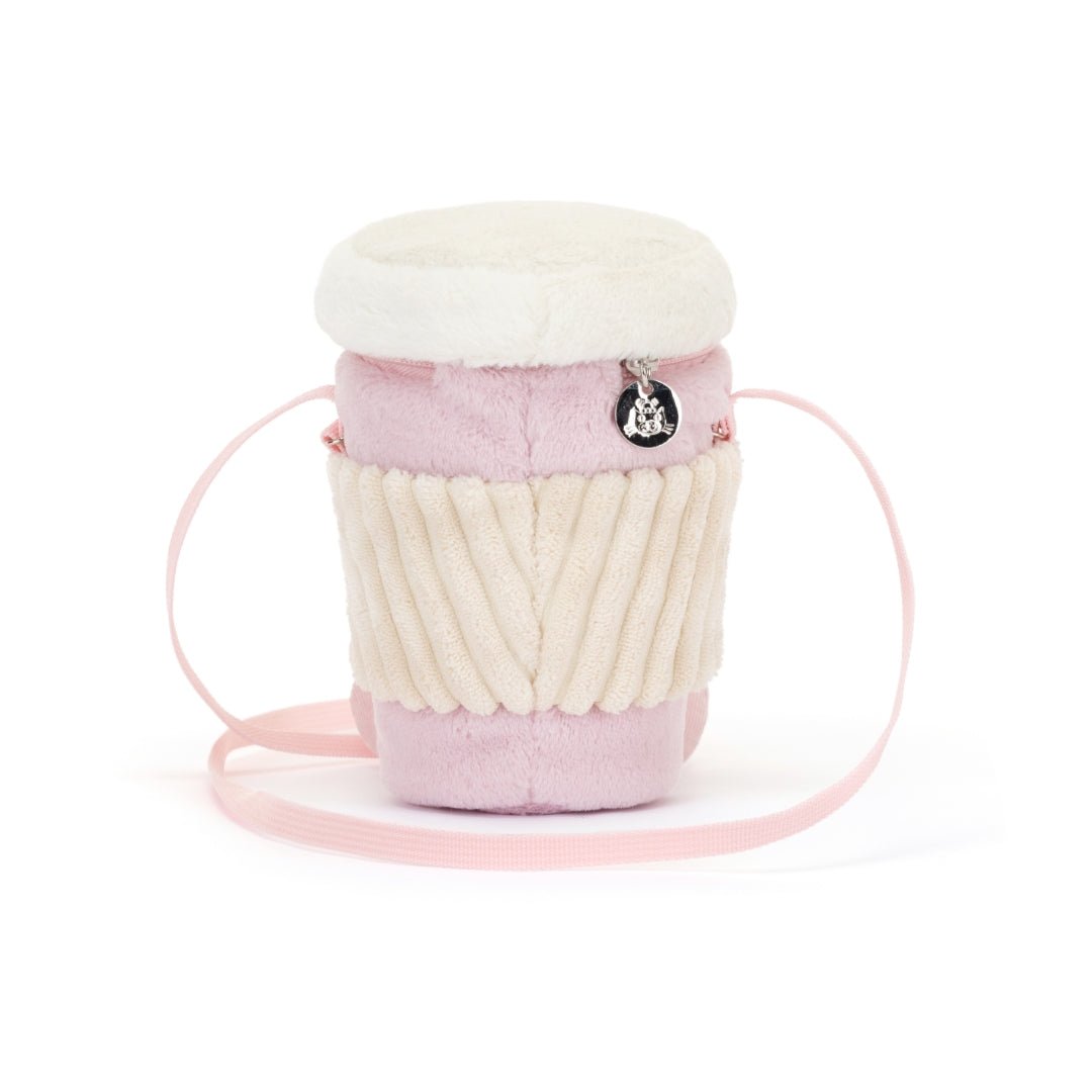 Jellycat Pink Coffee To Go Bag - Mastermind Toys___239180