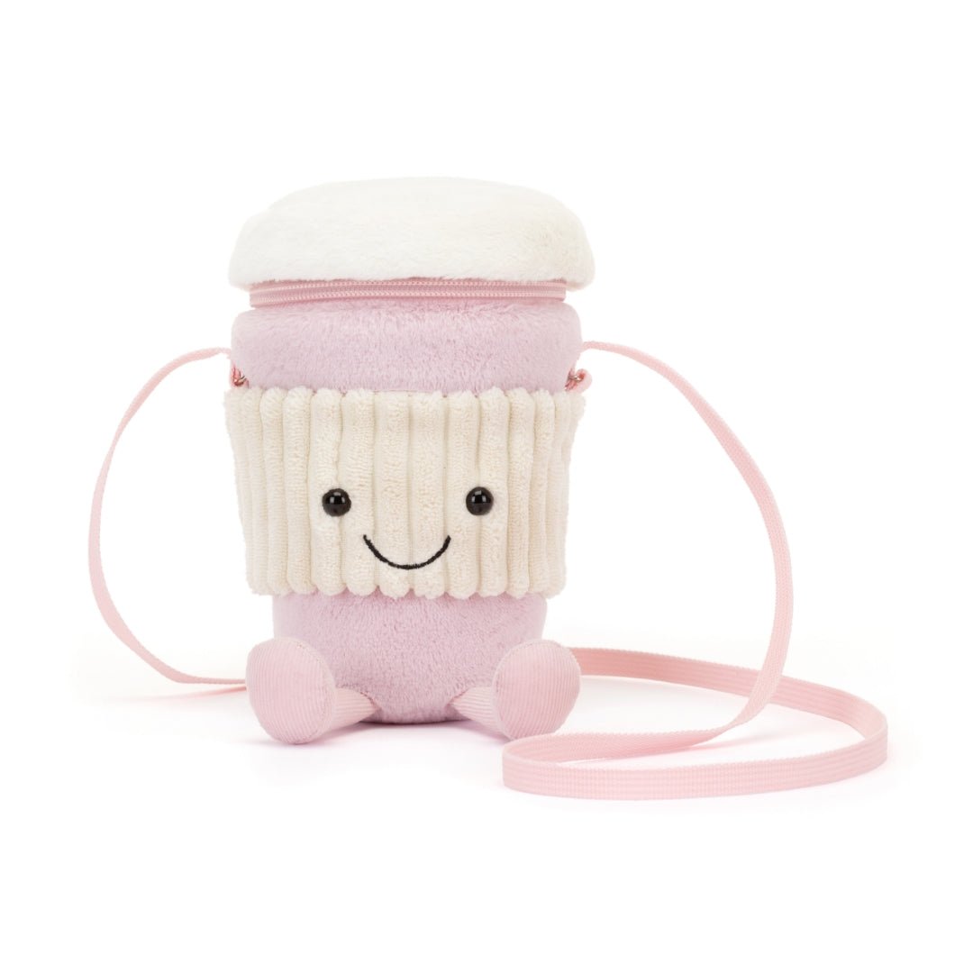 Jellycat Pink Coffee To Go Bag - Mastermind Toys___239180