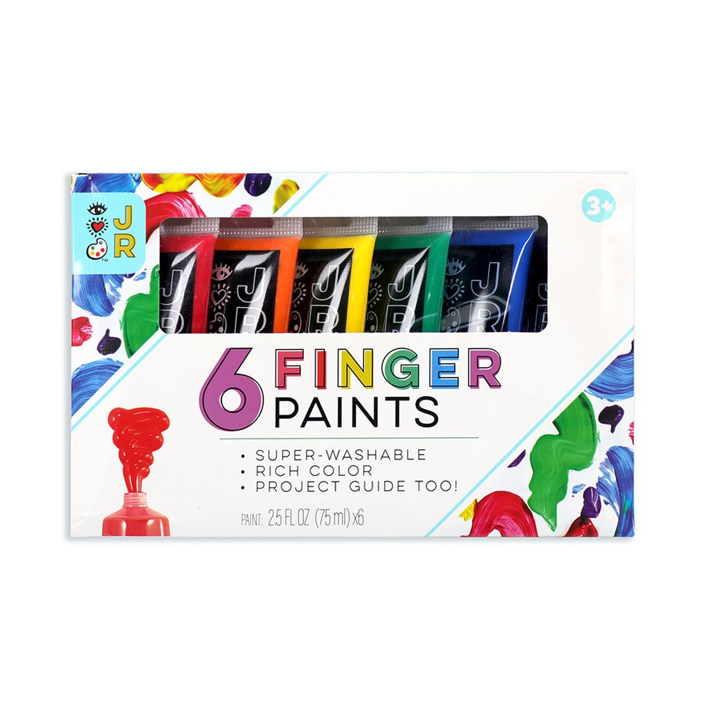 JR 6 Washable Fingerpaints - Mastermind Toys___226734