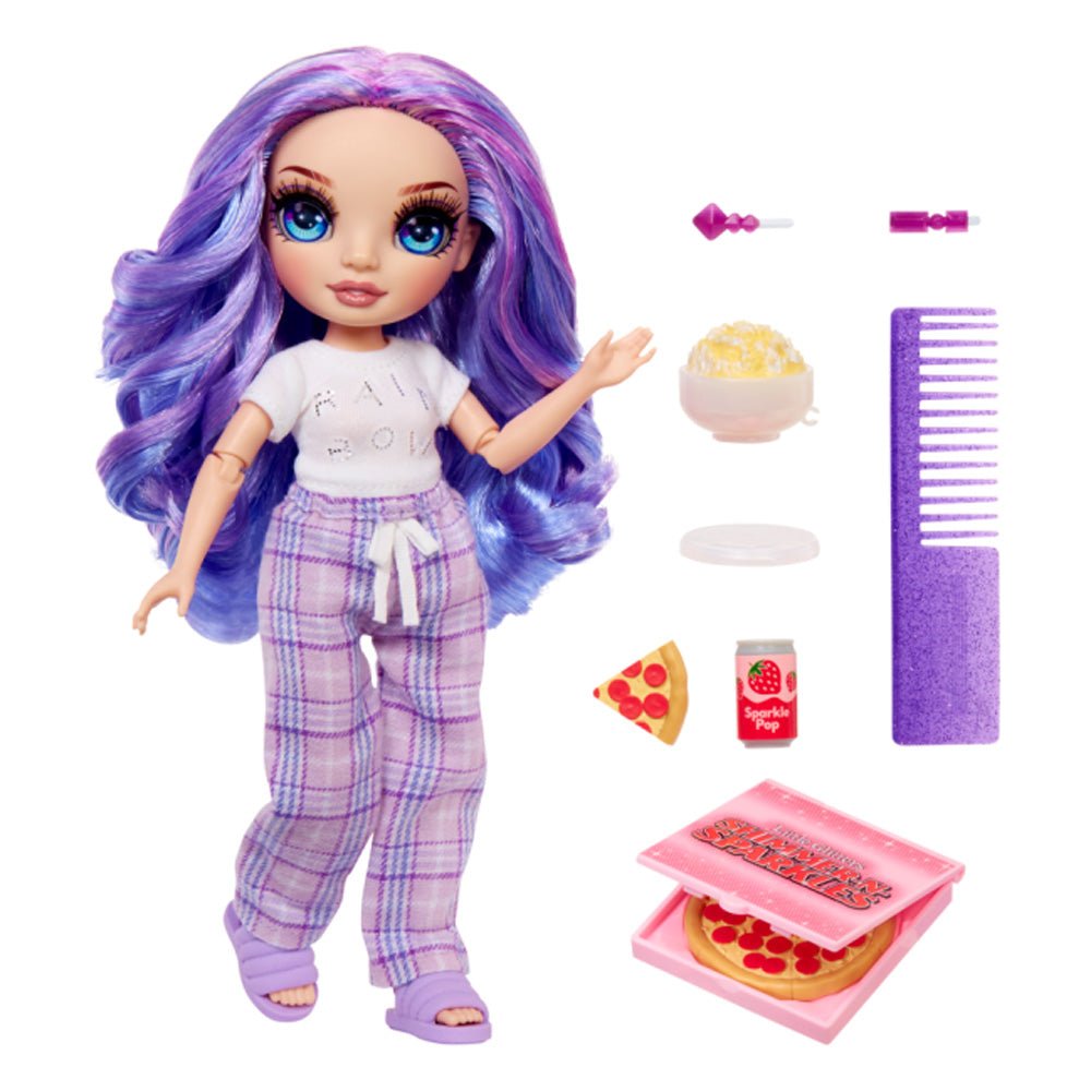 Junior High PJ Party Fashion Doll - Violet (Purple) - Mastermind Toys___232904