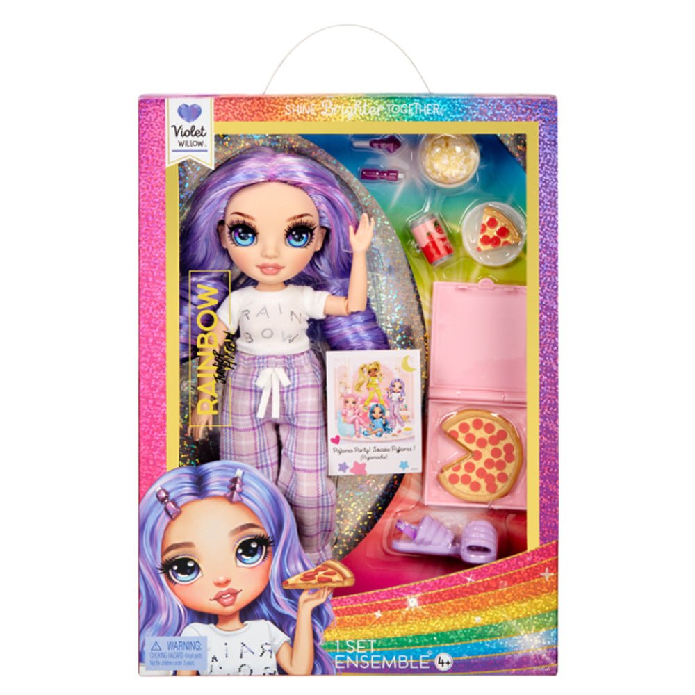 Junior High PJ Party Fashion Doll - Violet (Purple) - Mastermind Toys___232904