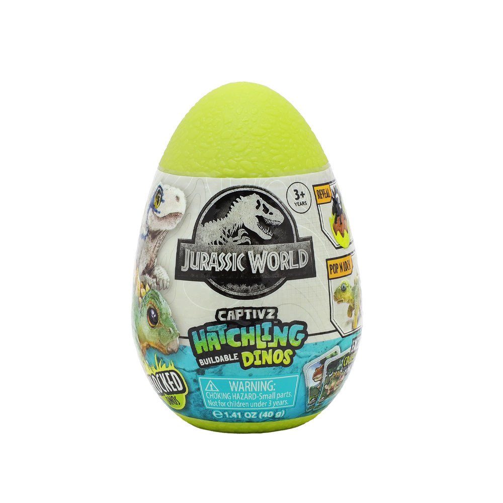 Jurassic Captivz Hatchlings Slime Egg Assorted - Mastermind Toys___234332