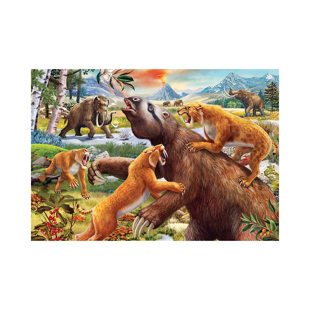 Jurassic Wildlife 2 x 24pc Puzzles - Mastermind Toys___226965