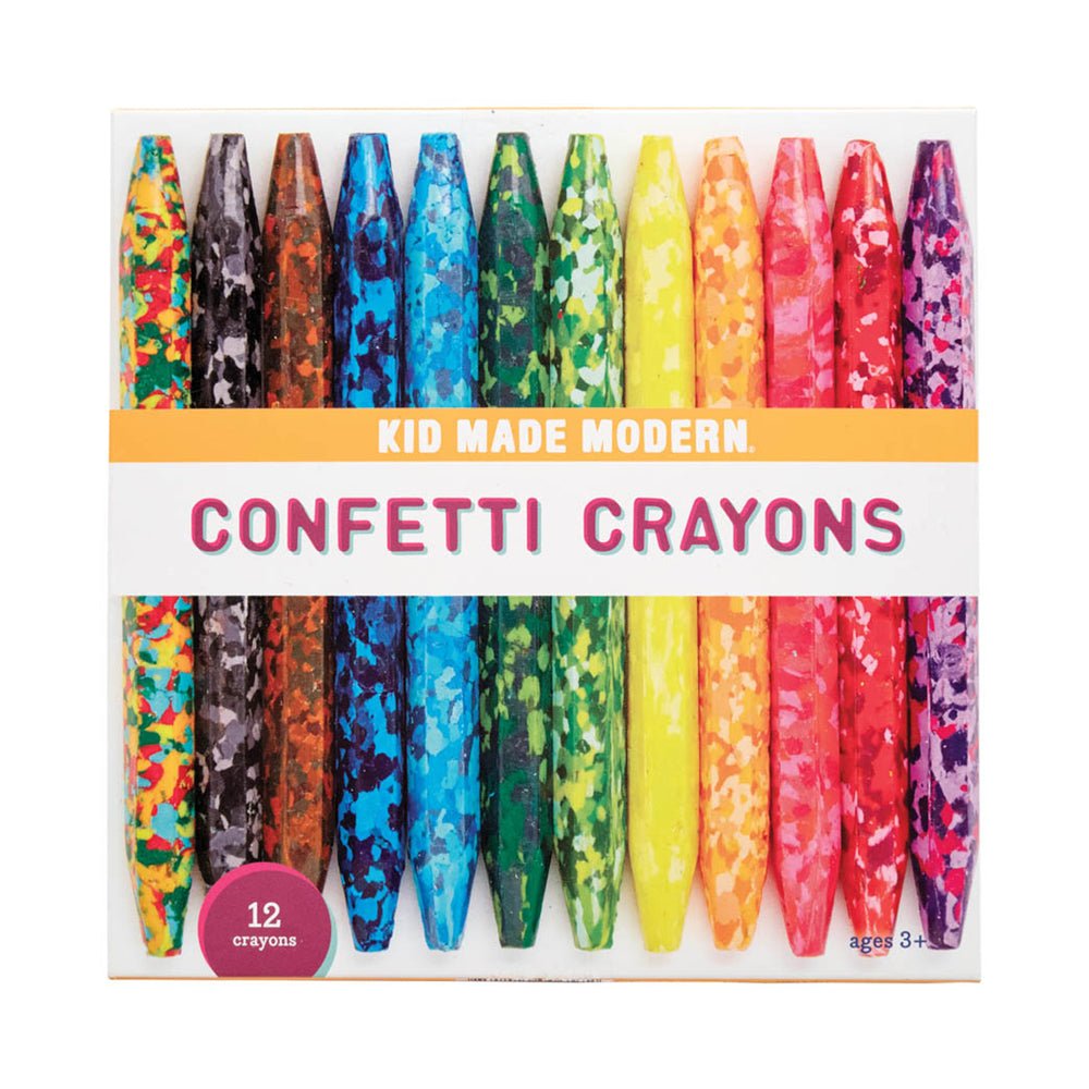 Kids Made Modern Confetti Crayons 12pk - Mastermind Toys___211397