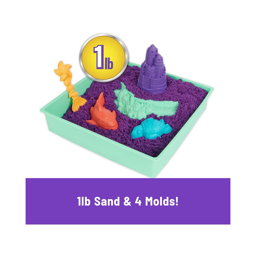 Kinetic Sand Sandbox Set V2 - Purple - Mastermind Toys___231103