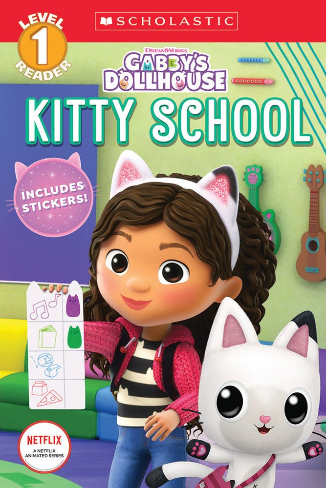 Kitty School (Gabby's Dollhouse: Scholastic Reader, Level 1) (Media tie - in) - Mastermind Toys___235814