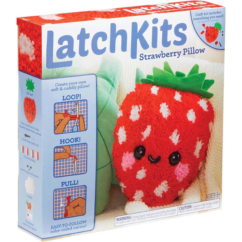 Latchkits Strawberry Pillow - Mastermind Toys___232881