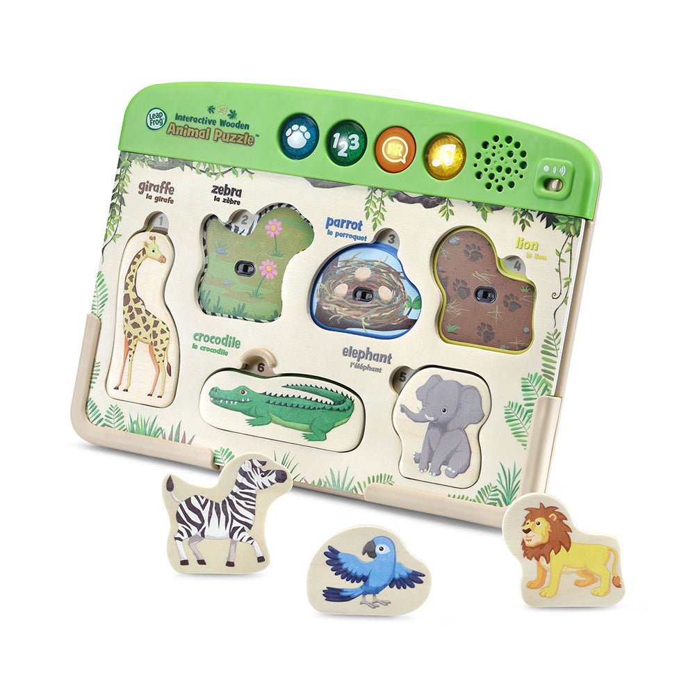 LeapFrog Interactive Wooden Animal Puzzle - Mastermind Toys___221069