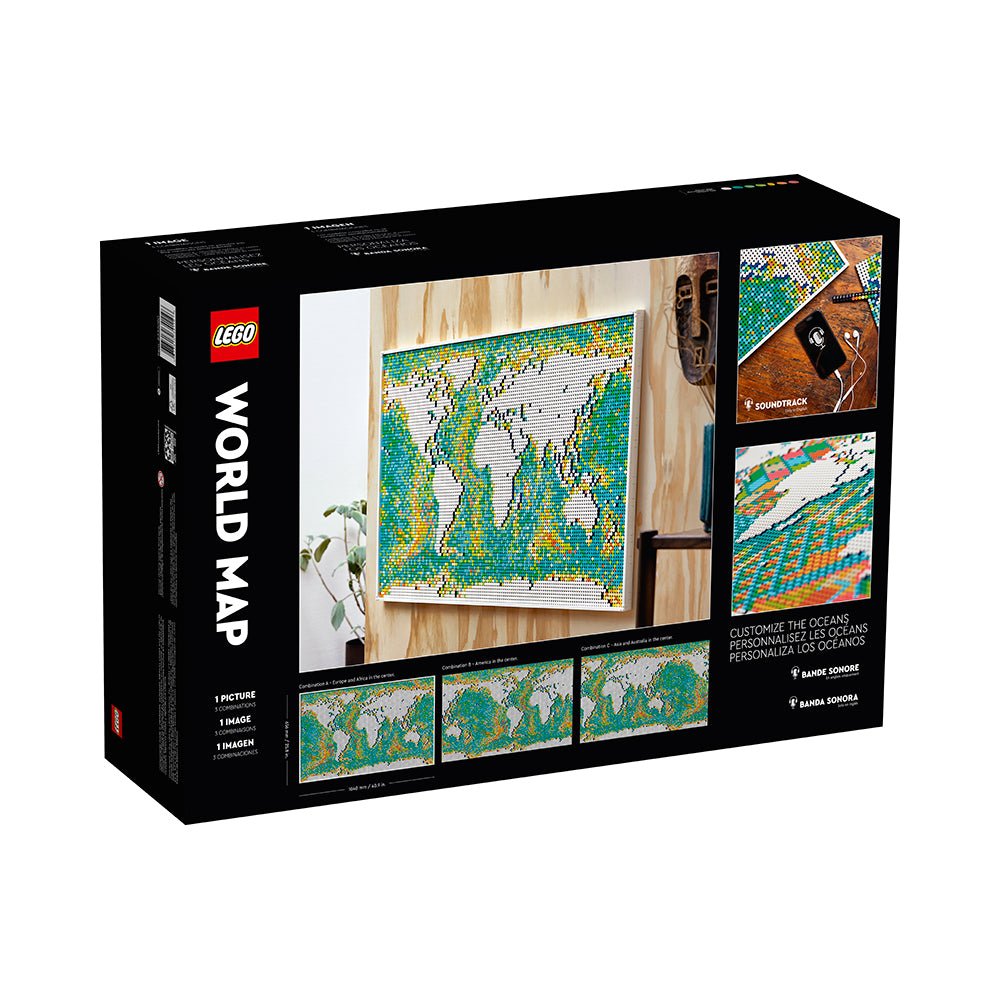 LEGO Art World Map 31203 Building Kit - Mastermind Toys___220554