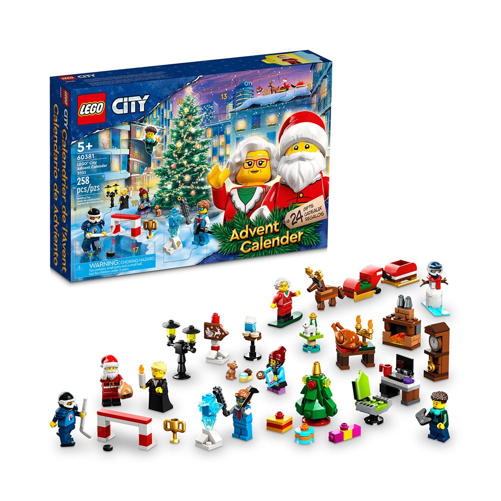 LEGO City 2023 Advent Calendar Building Toy Set 60381 - Mastermind Toys___229778