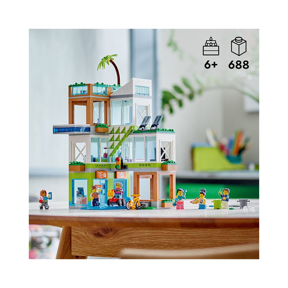 LEGO City Apartment Building 60365 Building Toy Set (688 Pieces) - Mastermind Toys___229697