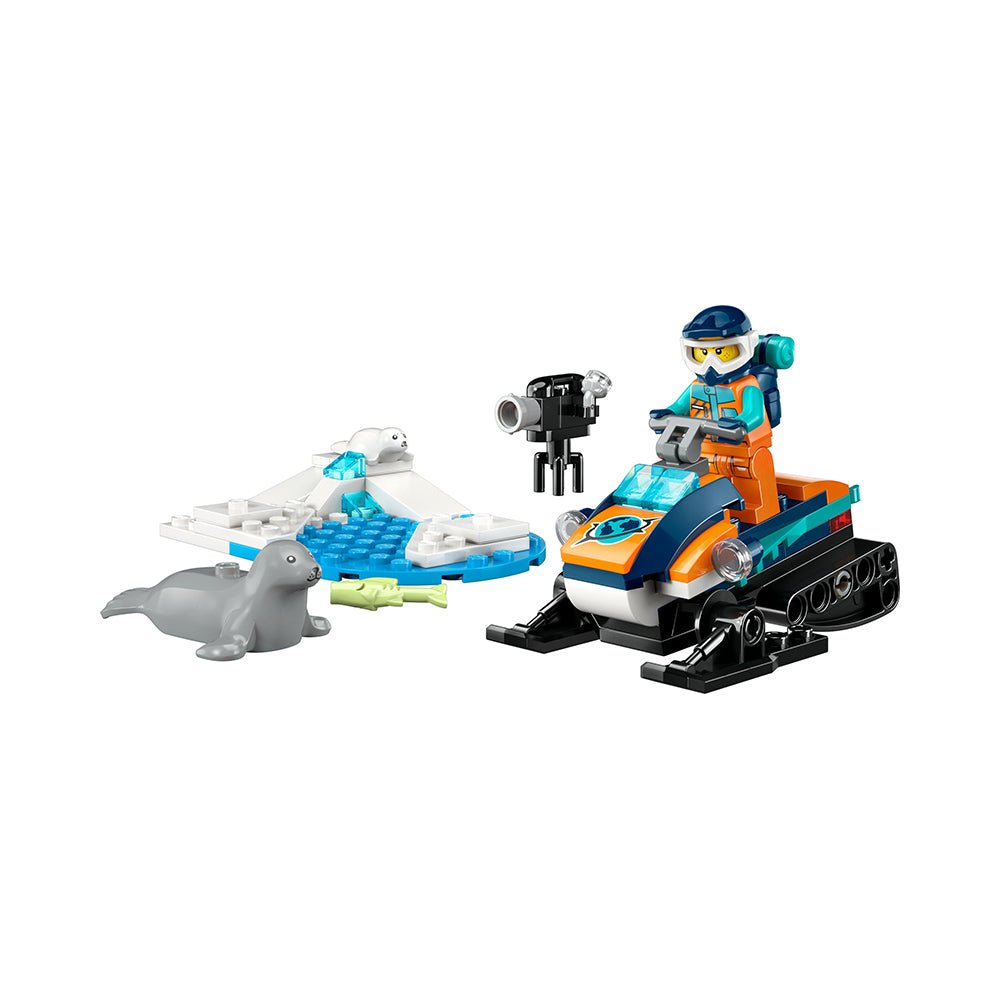 LEGO City Arctic Explorer Snowmobile 60376 Building Toy Set (70 Pieces) - Mastermind Toys___229700