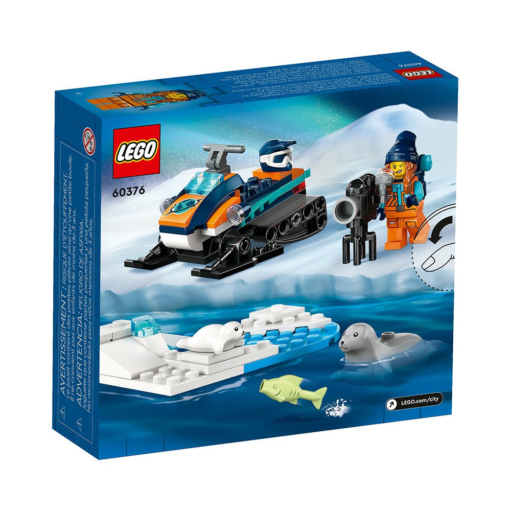 LEGO City Arctic Explorer Snowmobile 60376 Building Toy Set (70 Pieces) - Mastermind Toys___229700