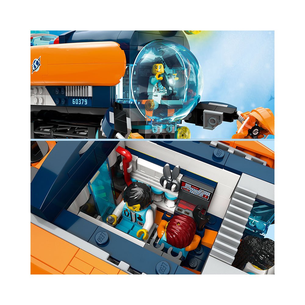 LEGO City Deep - Sea Explorer Submarine 60379 Building Toy Set (842 Pieces) - Mastermind Toys___229703