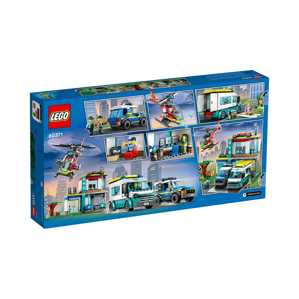 LEGO selling City Police Emergency Vehicles HQ Building Set