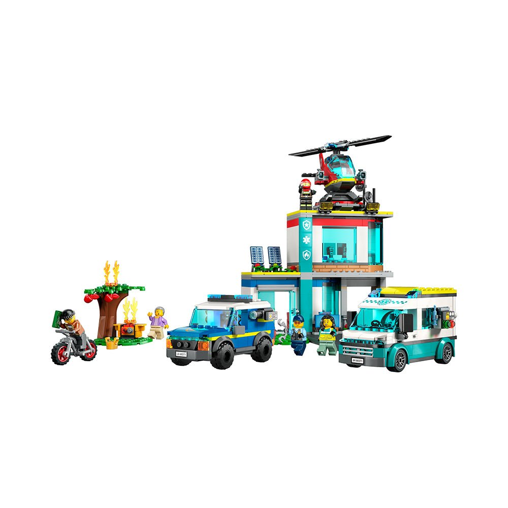 LEGO City Emergency Vehicles HQ 60371 Building Toy Set (706 Pieces) - Mastermind Toys___228226