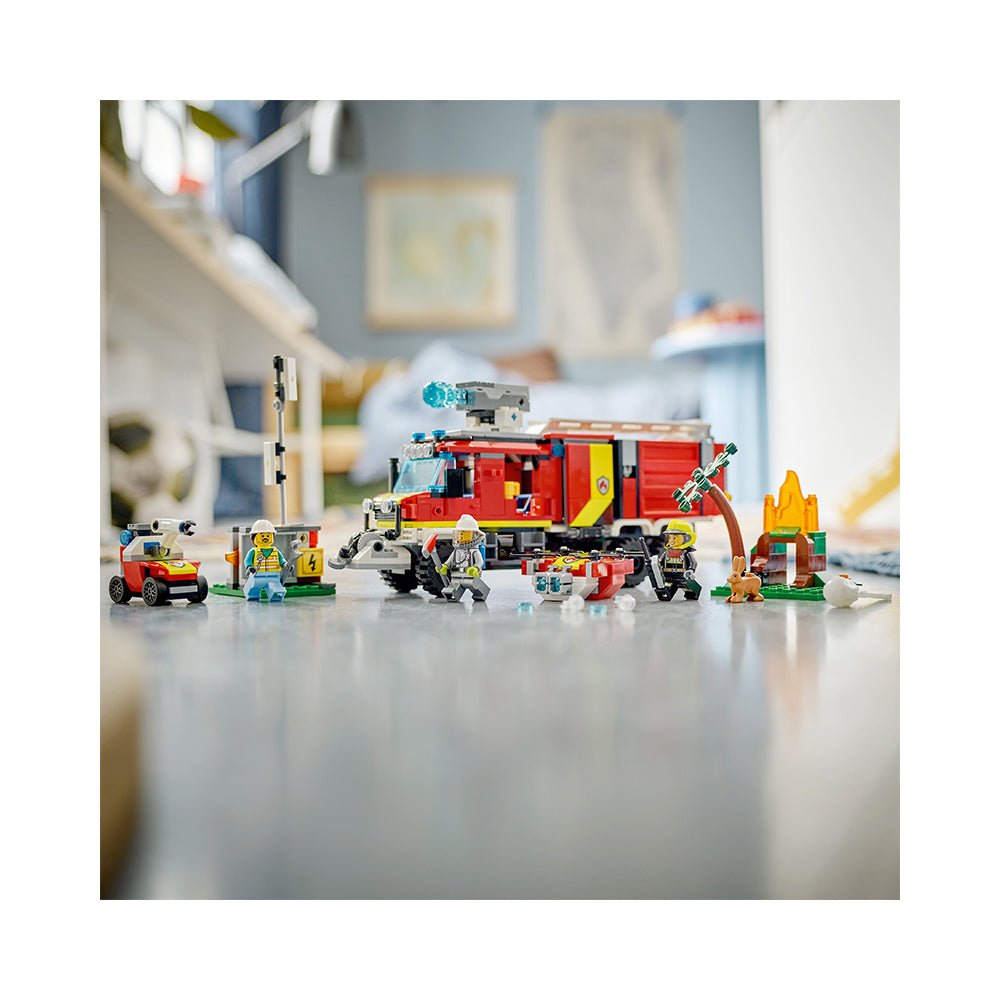 Buy City Fire Command Unit Set with Fire Engine Toy 60374