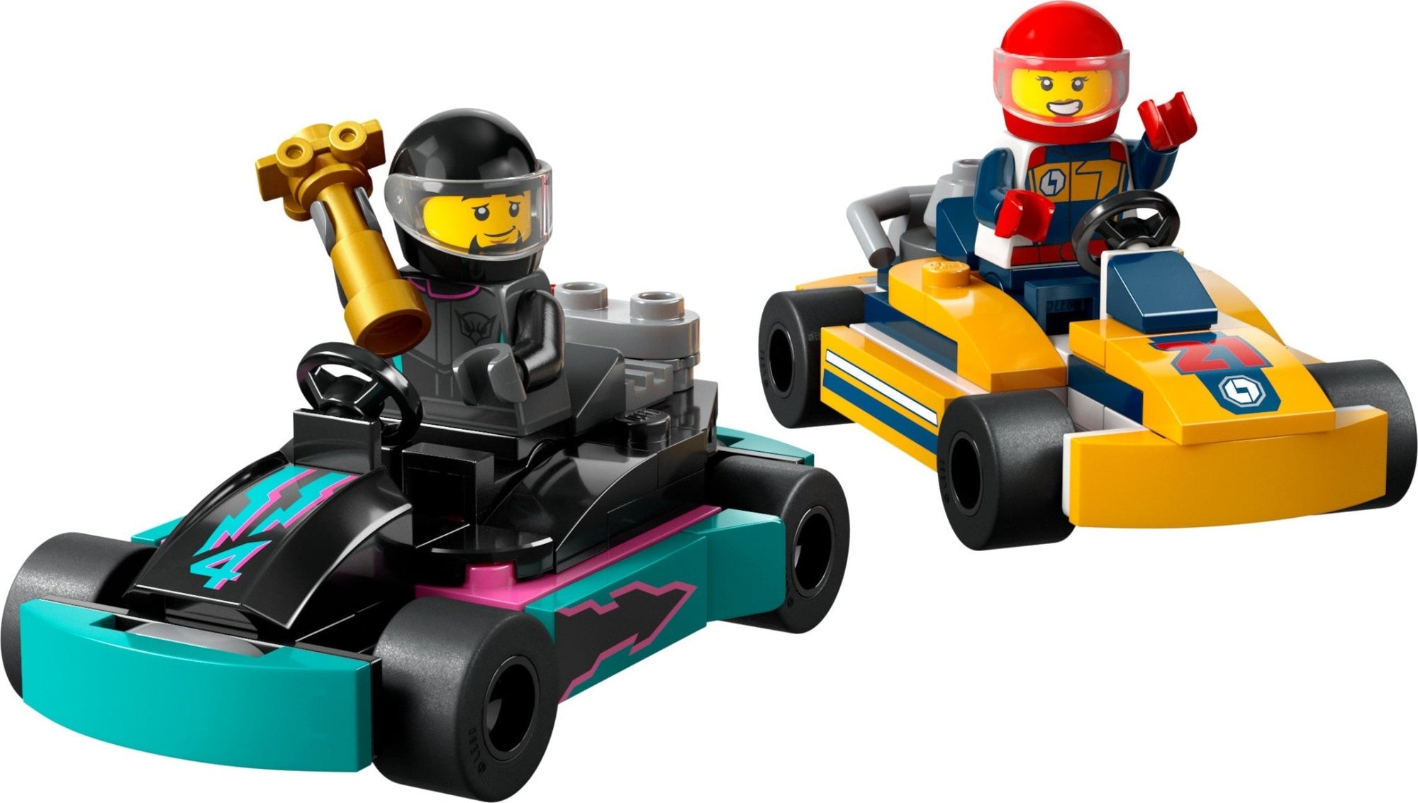 LEGO City Go - Karts and Race Drivers Toy Set for Kids 60400 - Mastermind Toys___232634