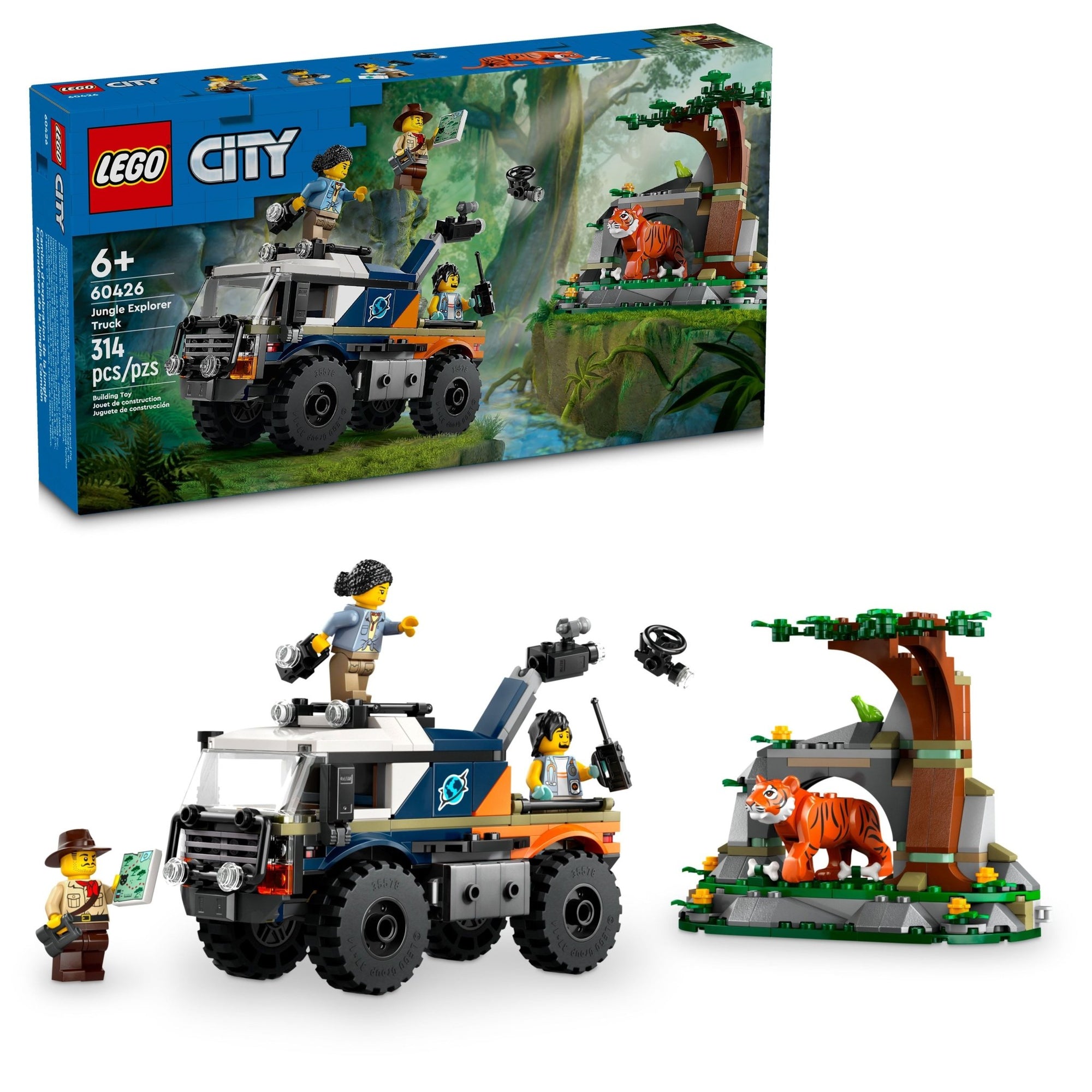 LEGO® City Jungle Explorer Off - Road Truck Toy 60426 - Mastermind Toys___236887