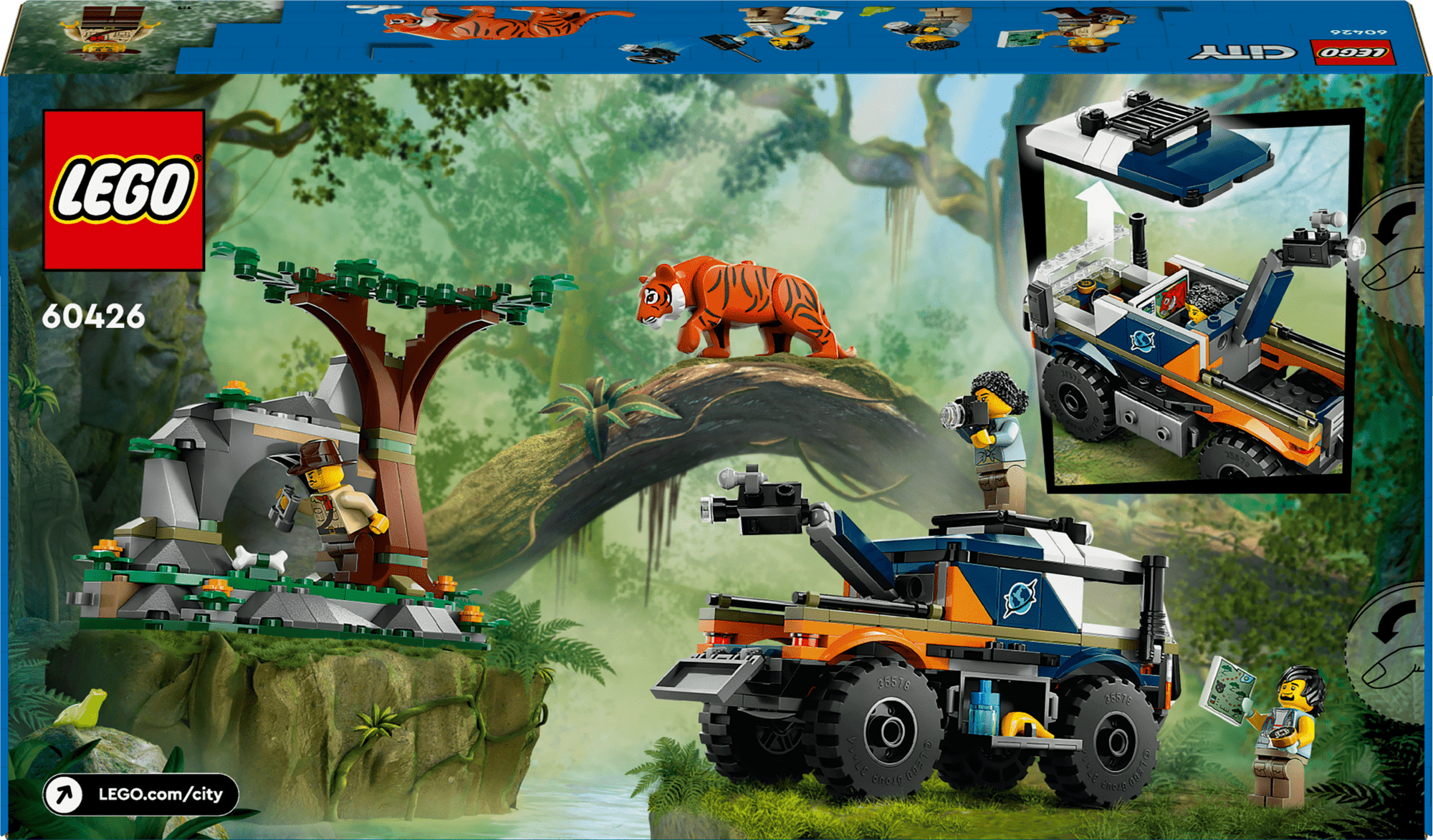 LEGO® City Jungle Explorer Off - Road Truck Toy 60426 - Mastermind Toys___236887