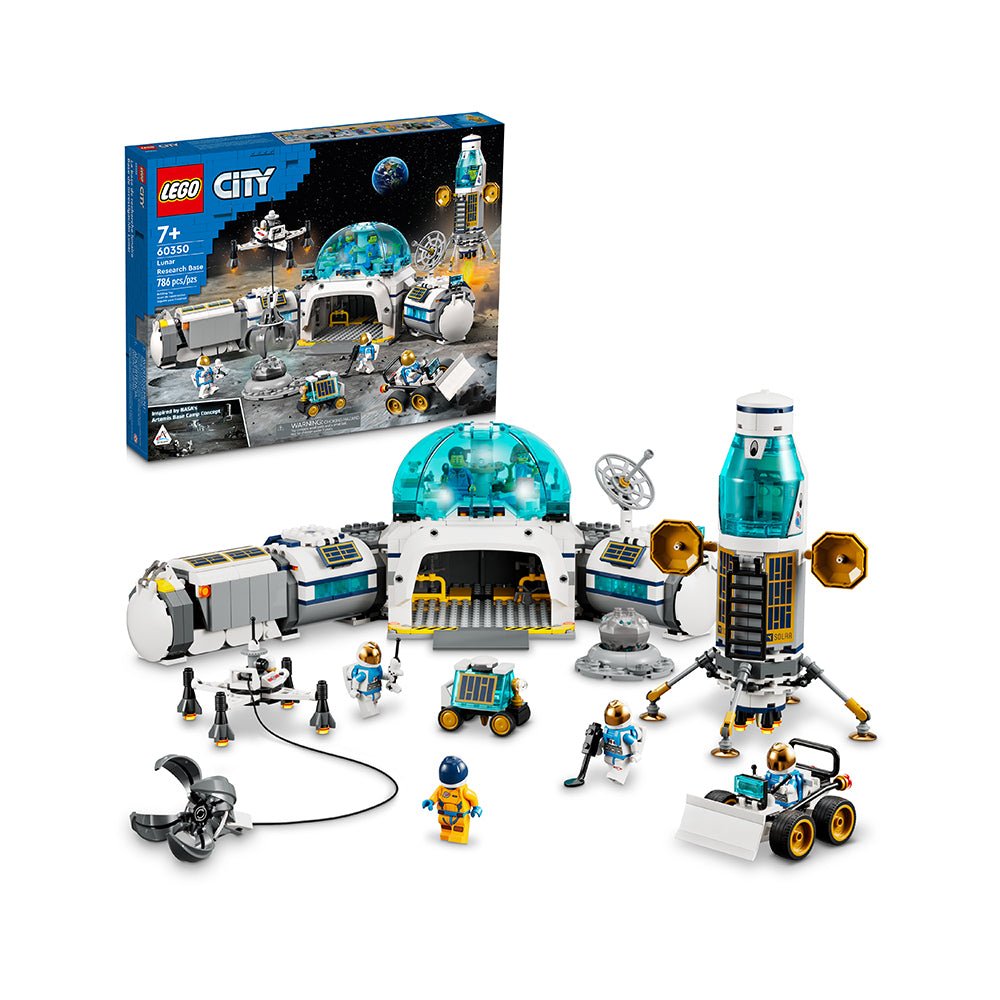 LEGO City Lunar Research Base 60350 Building Kit (786 Pieces) - Mastermind Toys___223741