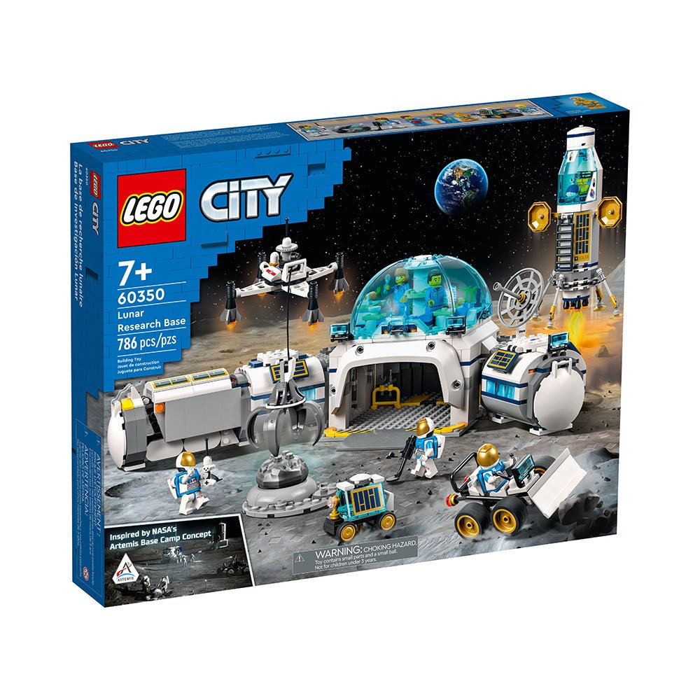 LEGO City Lunar Research Base 60350 Building Kit (786 Pieces) - Mastermind Toys___223741