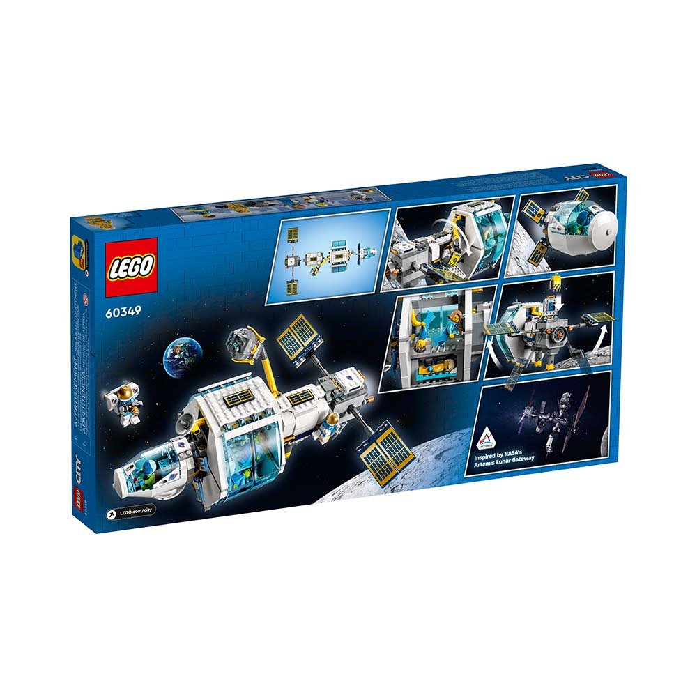 LEGO City Lunar Space Station 60349 Building Kit (500 Pieces) - Mastermind Toys___223720