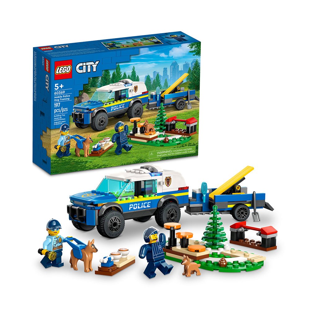 LEGO City Mobile Police Dog Training 60369 Building Toy Set (197 Pieces) - Mastermind Toys___228224