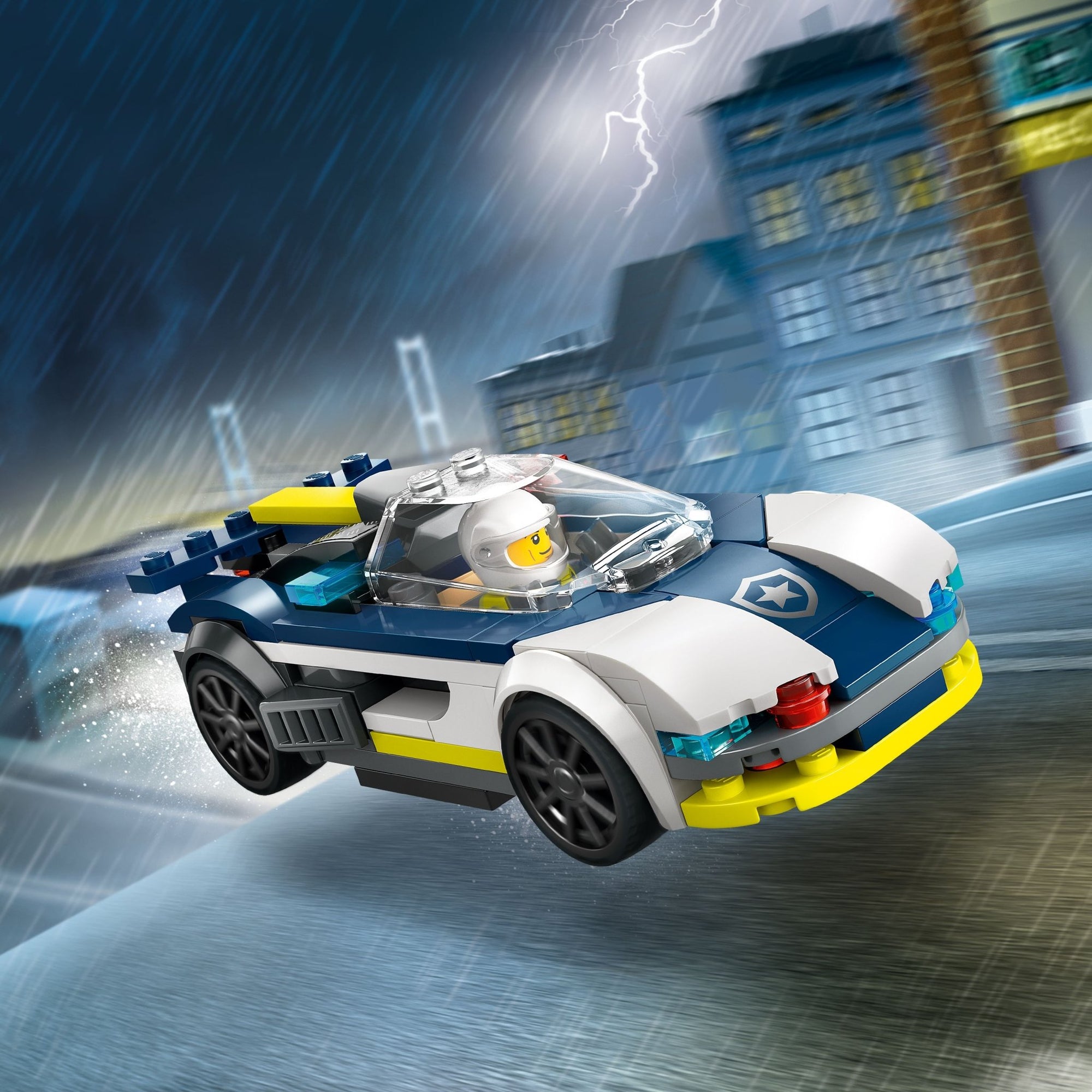 LEGO City Police Car and Muscle Car Chase Pretend Play Toy 60415 - Mastermind Toys___232507