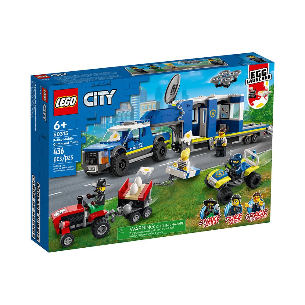 LEGO City Police Mobile Command Truck 60315 Building Kit (436 Pieces) - Mastermind Toys___223832