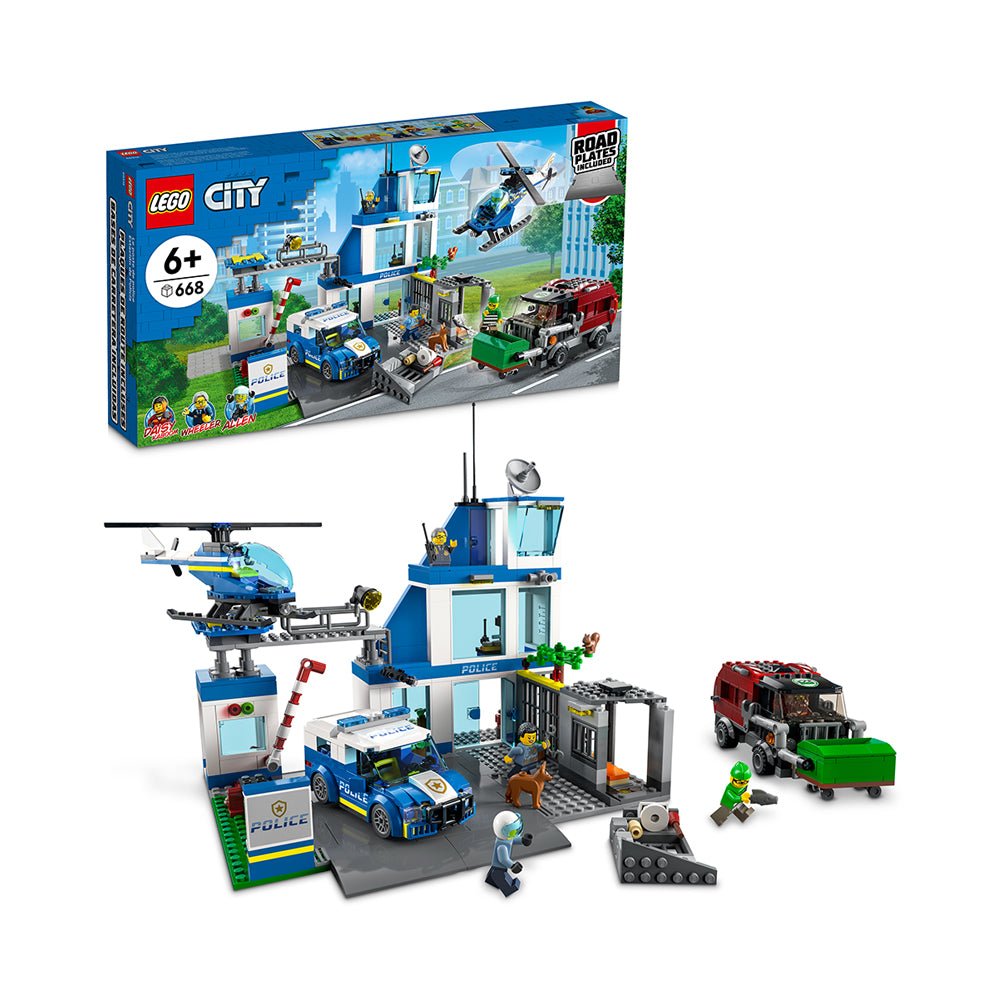 LEGO City Police Station 60316 Building Kit (668 Pieces) - Mastermind Toys___223810