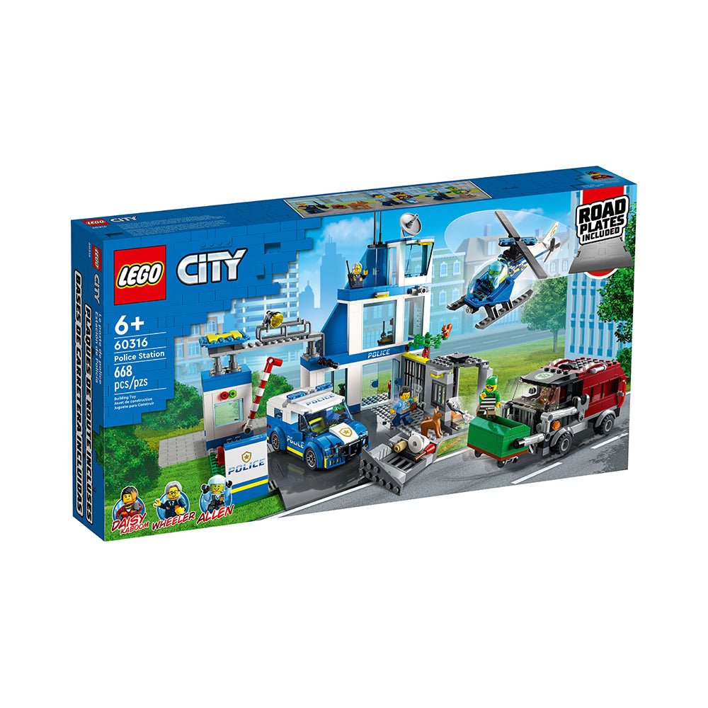 LEGO City Police Station 60316 Building Kit (668 Pieces) - Mastermind Toys___223810