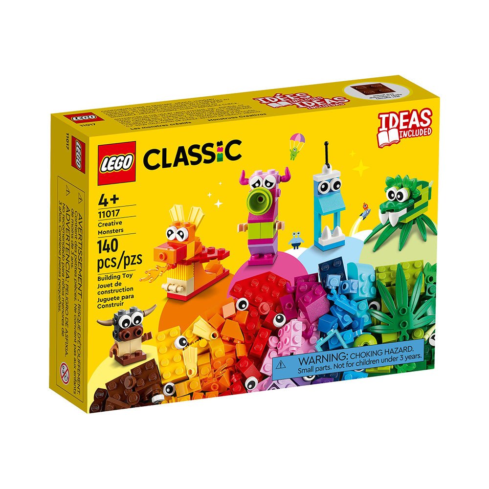 LEGO Classic Creative Monsters 11017 Building Kit with 5 Toys for Kids (140 Pieces) - Mastermind Toys___223764