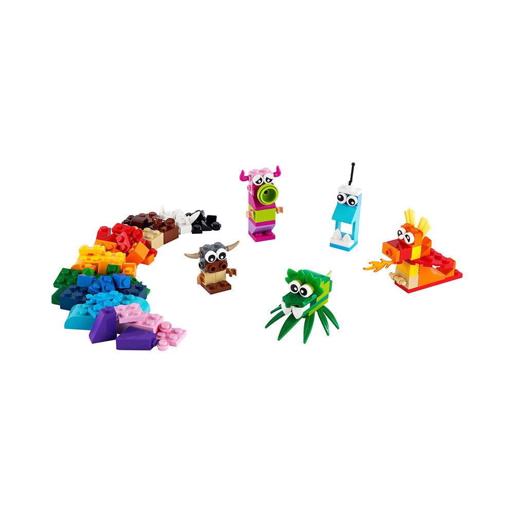 LEGO Classic Creative Monsters 11017 Building Kit with 5 Toys for Kids (140 Pieces) - Mastermind Toys___223764