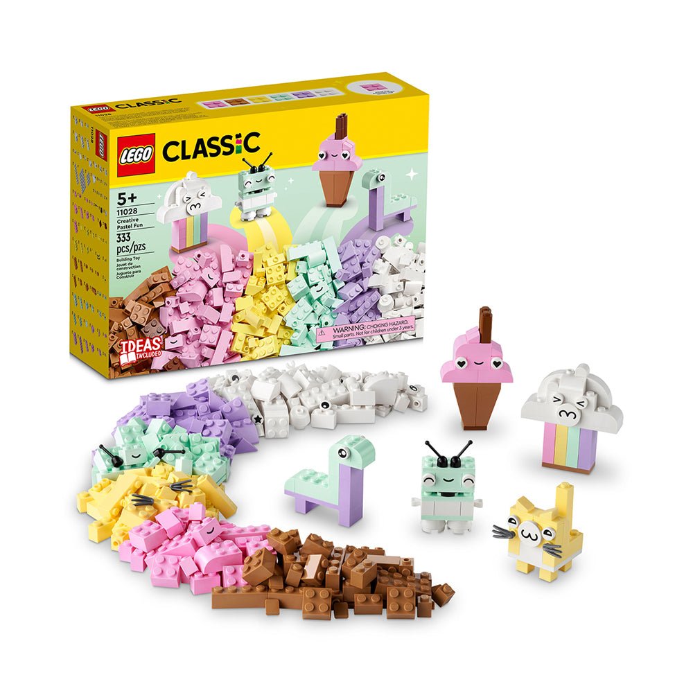 LEGO Classic Creative Pastel Fun 11028 Building Set (333 Pieces) - Mastermind Toys___228760