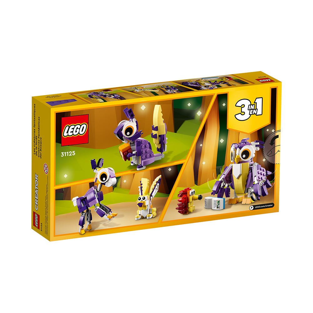 LEGO Creator 3 - in - 1 Fantasy Forest Creatures 31125 Building Kit (175 Pieces) - Mastermind Toys___223760