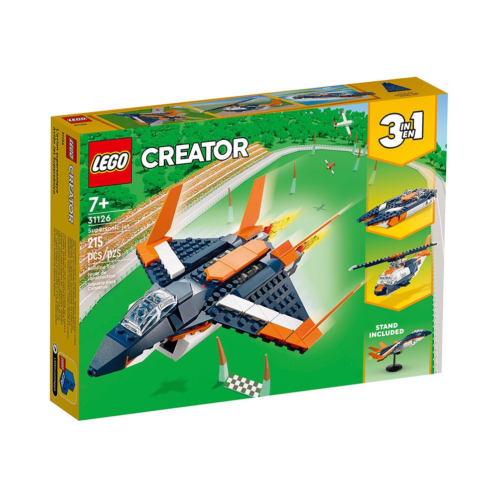 LEGO Creator 3 - in - 1 Supersonic - jet 31126 Building Kit (215 Pieces) - Mastermind Toys___223739