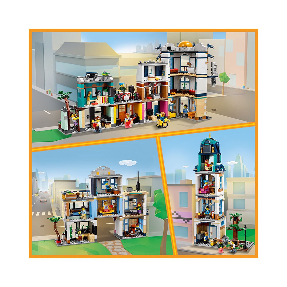 LEGO Creator Main Street 31141 Building Toy Set (1,459 Pieces) - Mastermind Toys___229665