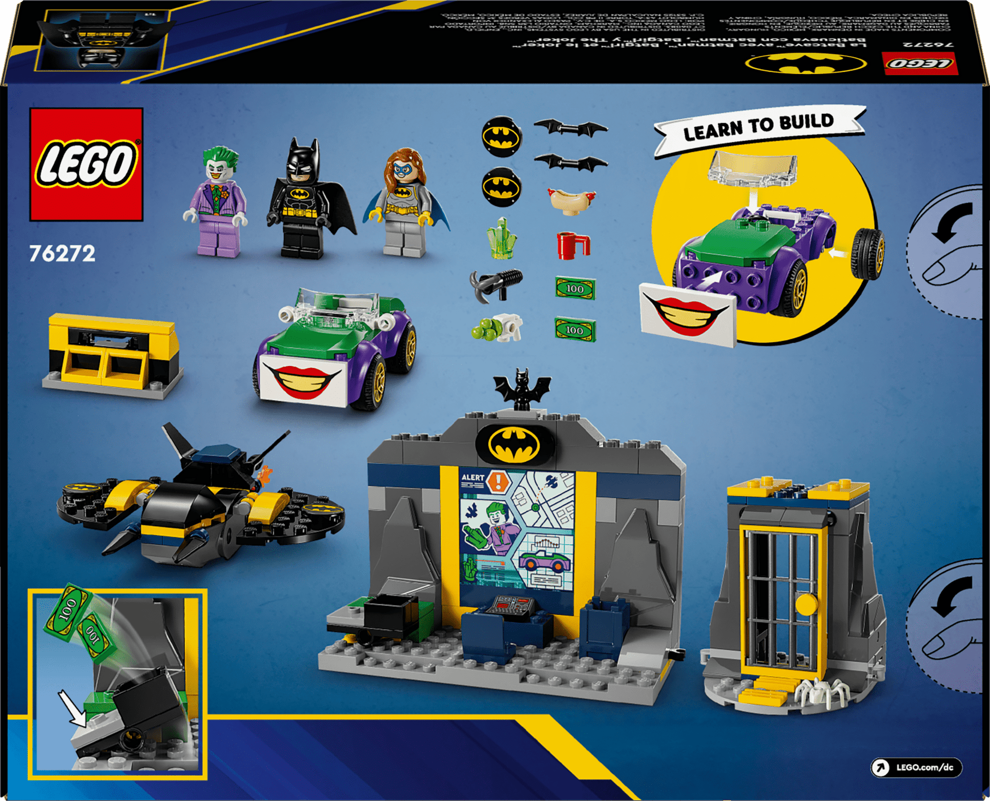 LEGO® DC Batman™ The Batcave™ with Batman, Batgirl™ & The Joker™ 76272 - Mastermind Toys___233129