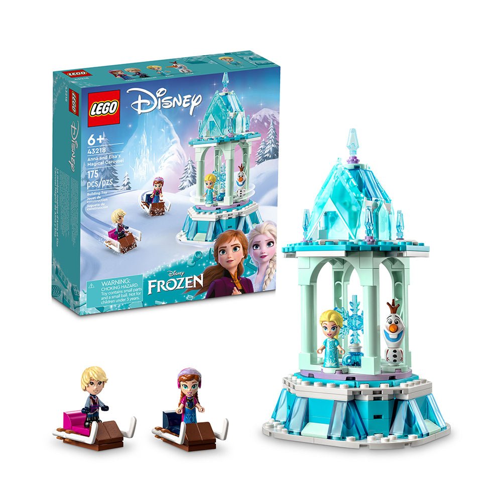 LEGO® Disney™ Anna and Elsa’s Magical Carousel 43218 Building Toy Set (175 Pieces) - Mastermind Toys___229690