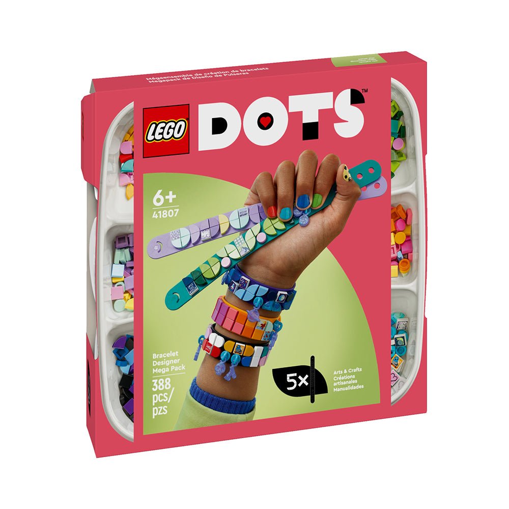 LEGO DOTS Bracelet Designer Mega Pack 41807 DIY Bracelet Kit (388 Pieces) - Mastermind Toys___228240