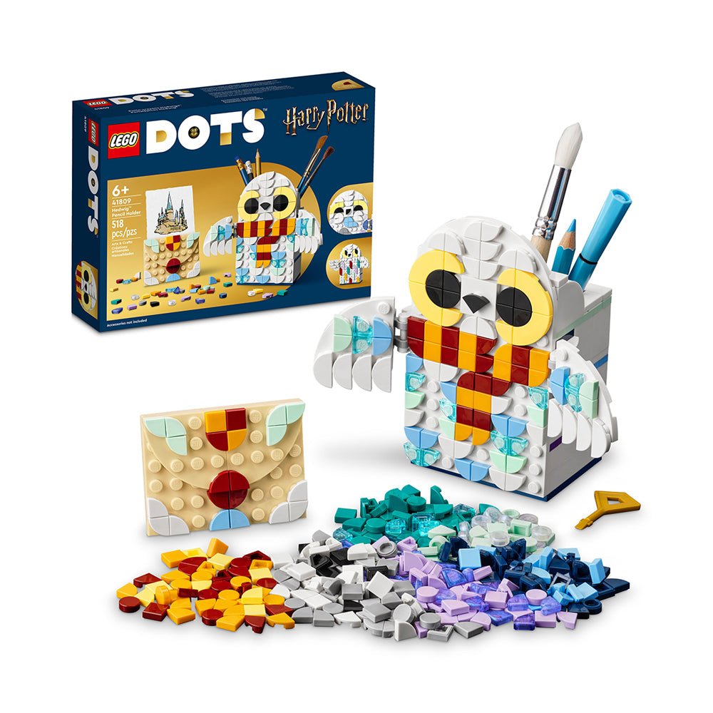 LEGO DOTS Hedwig Pencil Holder 41809 DIY Craft Kit (518 Pieces) - Mastermind Toys___228772