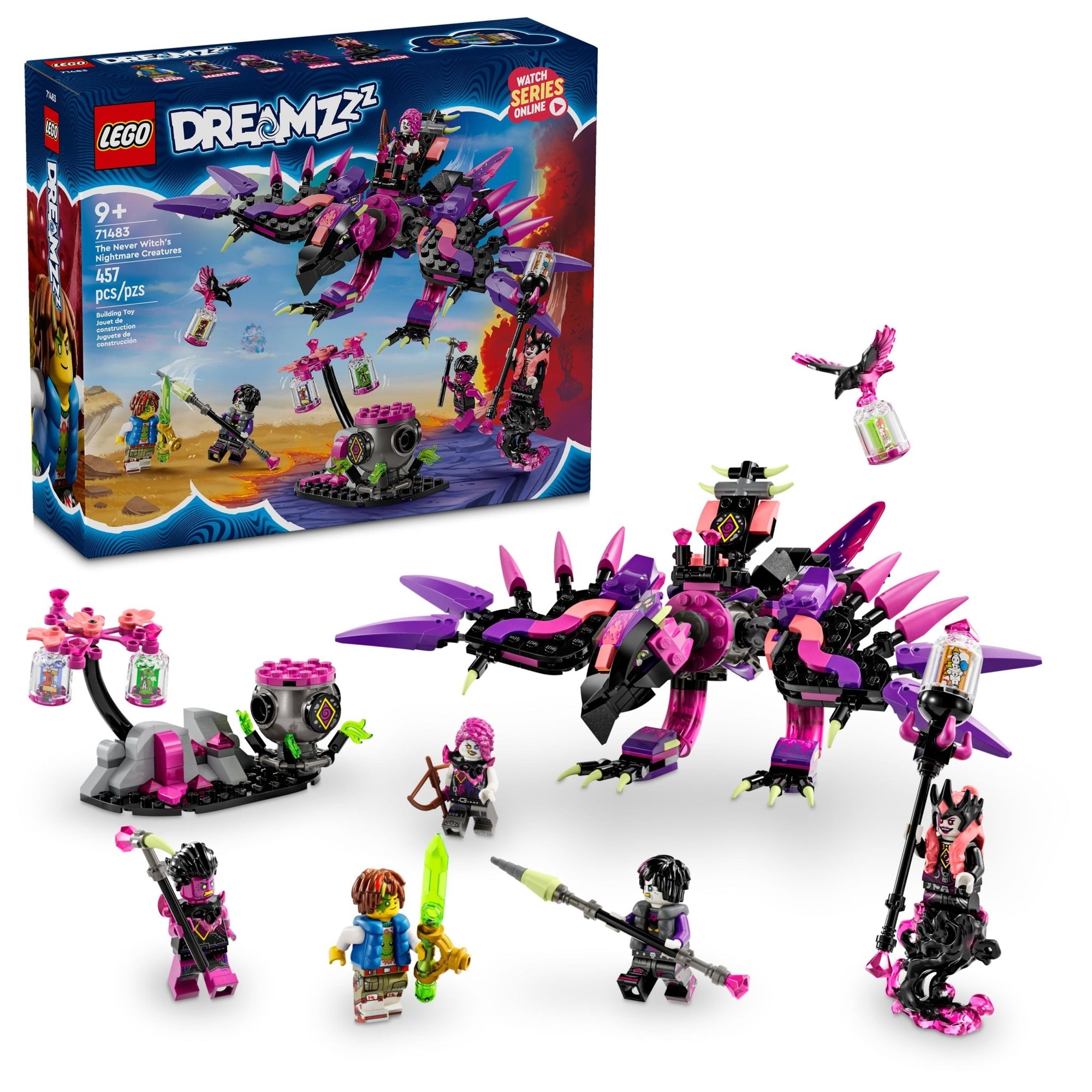 LEGO® DREAMZzz™ The Never Witch's Nightmare Creatures 71483 - Mastermind Toys___233205