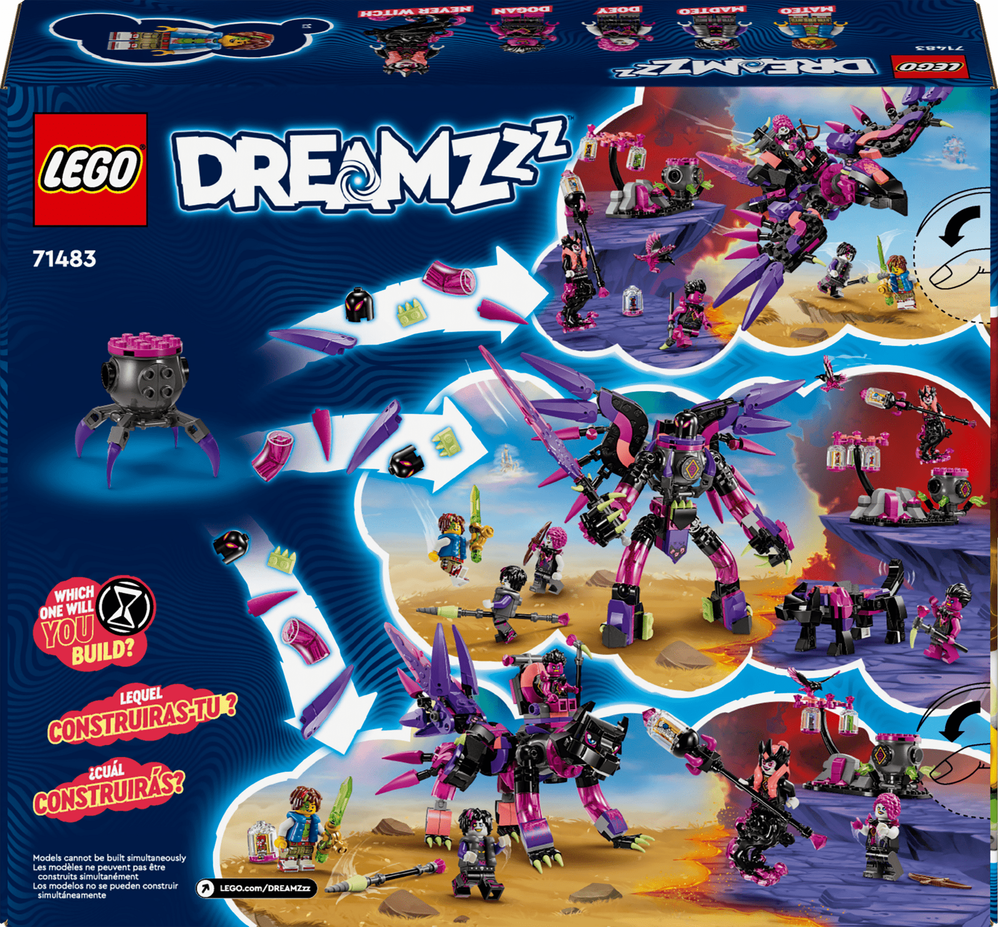 LEGO® DREAMZzz™ The Never Witch's Nightmare Creatures 71483 - Mastermind Toys___233205