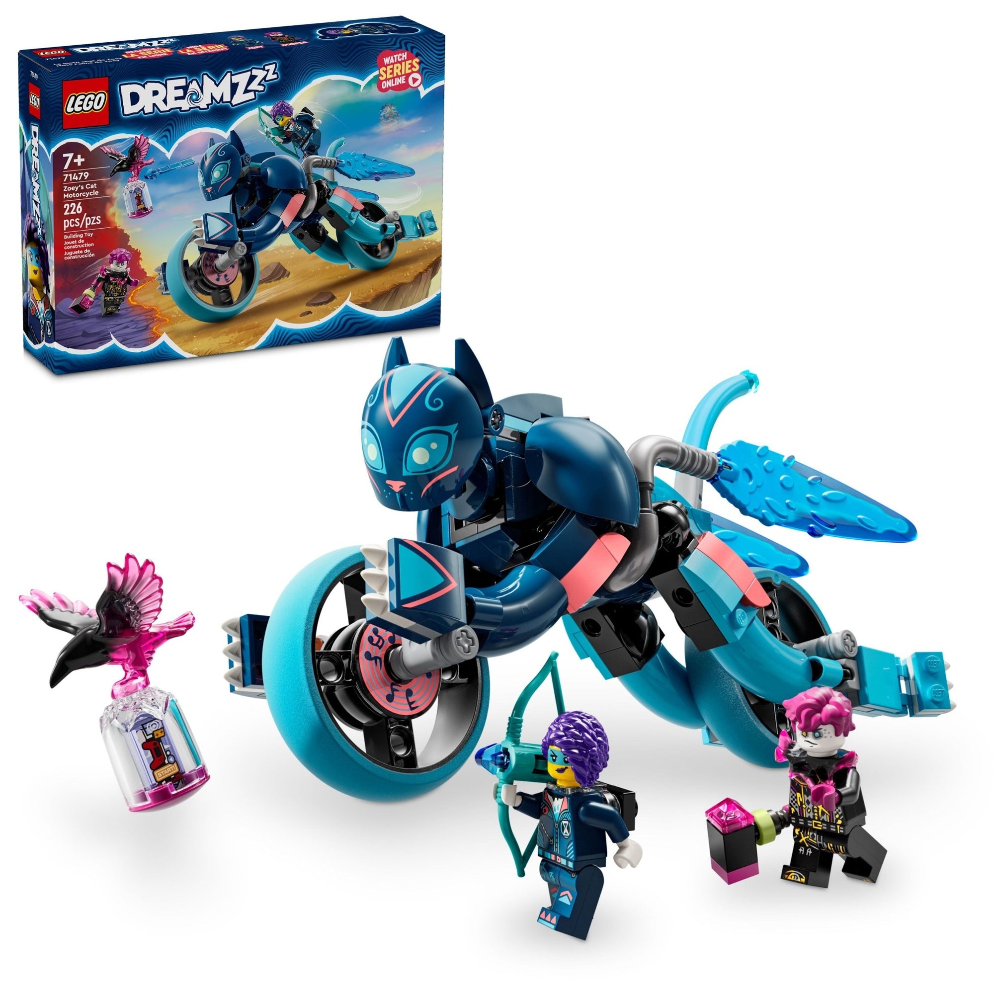 LEGO® DREAMZzz™ Zoey’s Cat Motorcycle Bike Toy 71479 - Mastermind Toys___233151