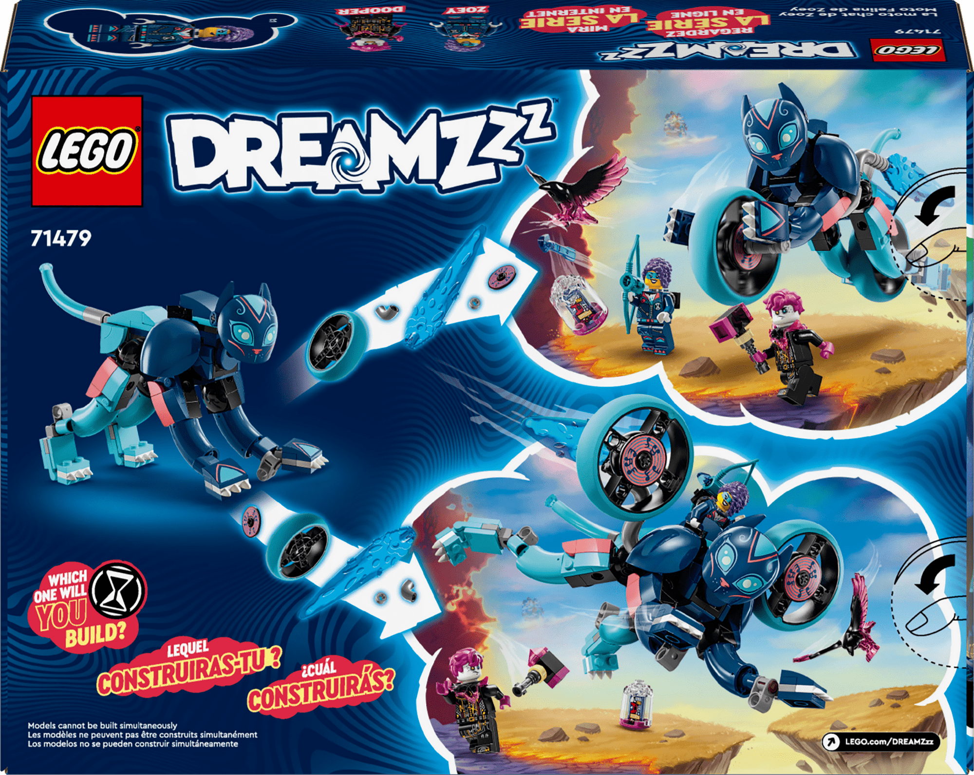 LEGO® DREAMZzz™ Zoey’s Cat Motorcycle Bike Toy 71479 - Mastermind Toys___233151